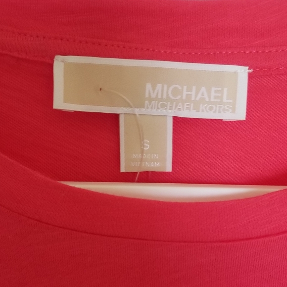 Michael Kors Cotton Tie Sleeves Top - Picture 5 of 10